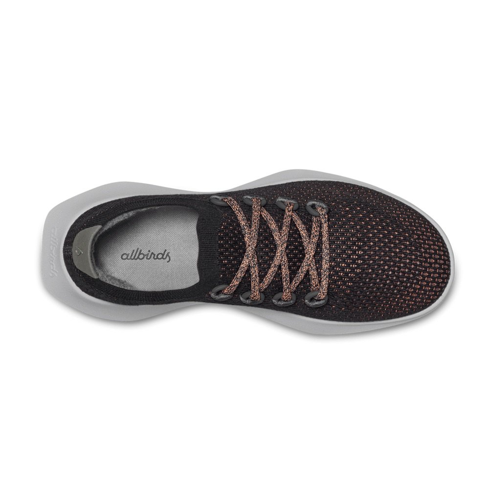 Allbirds Women\'s Running Shoes Dark Grey - Tree Dashers - 64237DSIG